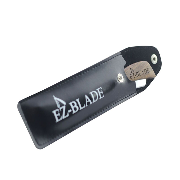 Wood Handel Straight Edge Razor - EZ BLADE Shaving Products