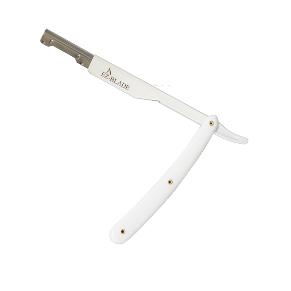 Pitch White Straight Razor - EZ BLADE Shaving Products